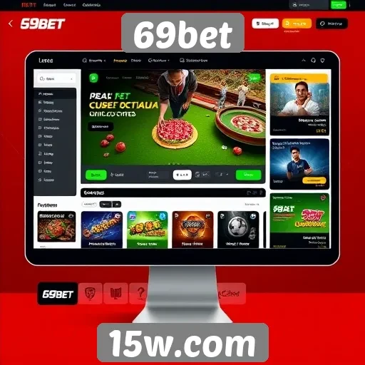 Interface de usuário do 69bet é intuitiva